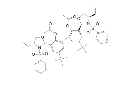 2,2'-DIACETOXY-5,5'-DI-TERT.-BUTYL-3,3'-BIS-[(2R,4R)-4-ETHYL-3-(4-METHYLBENZENESULFONYL)-1,3-OXAZOLIDINYL]-BIPHENYL