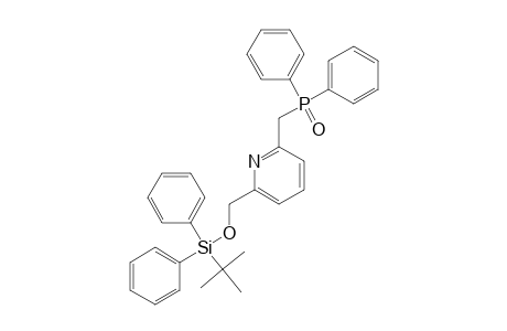 2-[(TERT.-BUTYL-DIPHENYLSILYL)-OXYMETHYL]-6-[(DIPHENYL-PHOSPHANOYL)-METHYL]-PYRIDINE