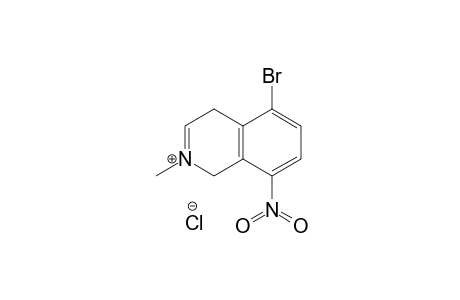 5-Brom-2-methyl-8-nitro-1,4-dihydroisochinolinium-chlorid