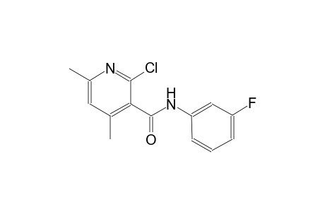 2-Chloro-N-(3-fluoro-phenyl)-4,6-dimethyl-nicotinamide