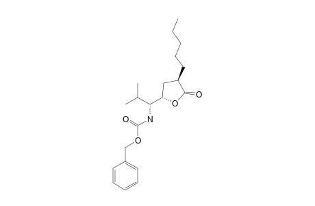 (3R,5S,1'S)-5-[1-(BENZYLOXYCARBONYLAMINO)-2-METHYLPROPYL]-3-PENTYLTETRAHYDROFURAN-2-ONE