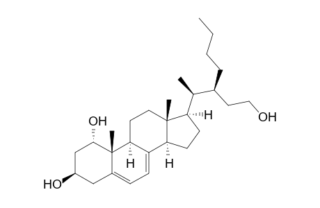 20S,22S-Butyl-(1.alpha.,3.beta.)-chola-5,7-diene-1,3,24-triol