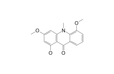 1-HYDROXY-3,5-DIMETHOXY-10-METHYL-9(10H)-ACRIDINONE