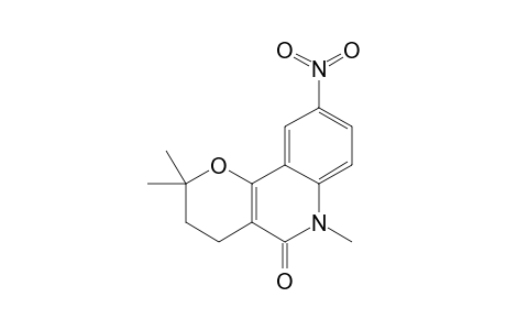 2,2,6-TRIMETHYL-9-NITRO-2,3,4,6-TETRAHYDRO-5H-PYRANO-[3,2-C]-QUINOLIN-5-ONE