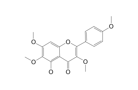 5-HYDROXY-3,6,7,4'-TETRAMETHOXYFLAVONE