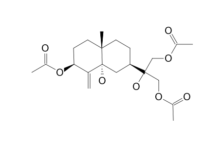 3-BETA,12,13-TRIACETOXY-5-ALPHA,11-DIHYDROXY-EUDESM-4(15)-ENE