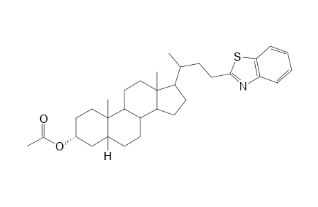 23-(Benzothiazol-2'-yl)-3.alpha.-acetoxynor-cholane