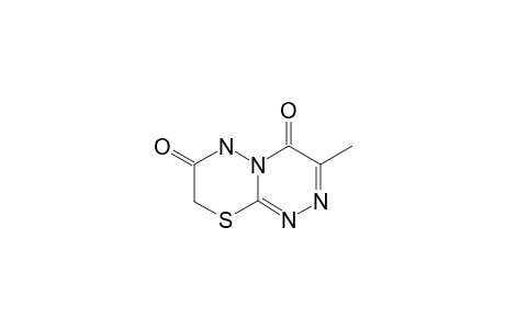 3-METHYL-4,7-DIOXO-4,6,7,8-TETRAHYDRO-1,2,4-TRIAZINO-[3,4-B]-[1,3,4]-THIADIAZINE