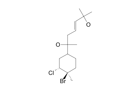 (E)-6-[(3R,4R)-4-bromo-3-chloro-4-methylcyclohexyl]-2-methylhept-3-ene-2,6-diol