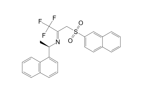 (+/-)-N2-[1-(1-NAPHTHYL)-ETHYL]-1,1,1-TRIFLUORO-3-(2-NAPHTHYLSULFONYL)-2-PROPANIMINE;IMINO-TAUTOMER