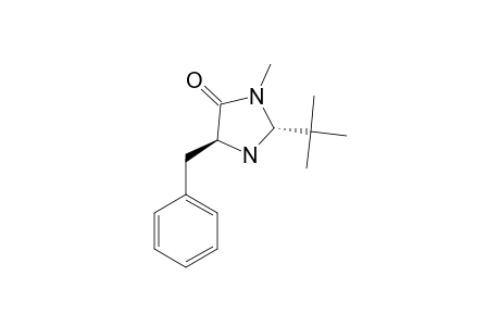 (2R,5S)-5-BENZYL-2-TERT.-BUTYL-3-METHYL-IMIDAZOLIDIN-4-ONE