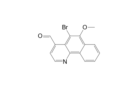 Benzo[h]quinoline-4-carboxaldehyde, 5-bromo-6-methoxy-