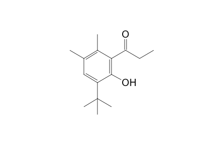 3'-tert-butyl-5',6'-dimethyl-2'-hydroxypropiophenone