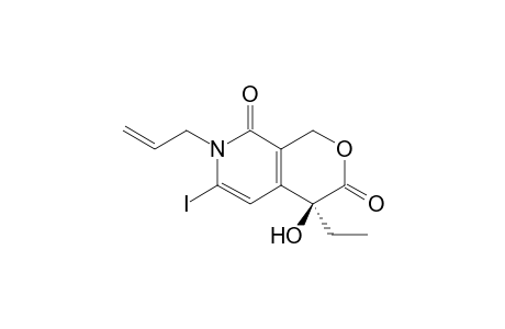 (4S)-4-ethyl-4-hydroxy-6-iodo-7-prop-2-enyl-1H-pyrano[3,4-c]pyridine-3,8-dione