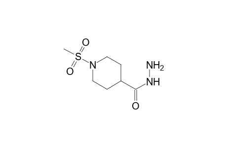 1-(methylsulfonyl)-4-piperidinecarbohydrazide