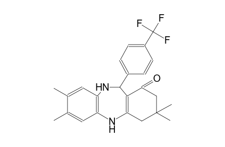 1H-dibenzo[b,e][1,4]diazepin-1-one, 2,3,4,5,10,11-hexahydro-3,3,7,8-tetramethyl-11-[4-(trifluoromethyl)phenyl]-