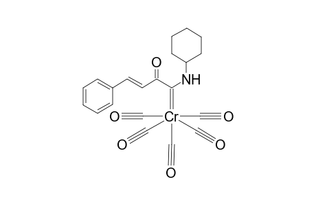 Pentacarbonyl[1-(cyclohexylamino)-2-oxo-4-phenyl-3-butenyliden]chrom