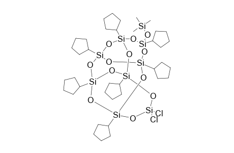 (C-C5H9)7SI7O9(OSIME3)O2SICL2