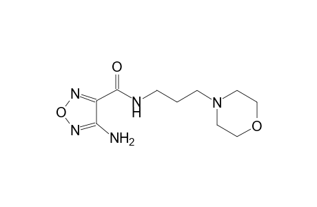 4-Amino-furazan-3-carboxylic acid (3-morpholin-4-yl-propyl)-amide