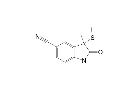 5-CYANO-3-METHYL-3-METHYLTHIOOXINDOL