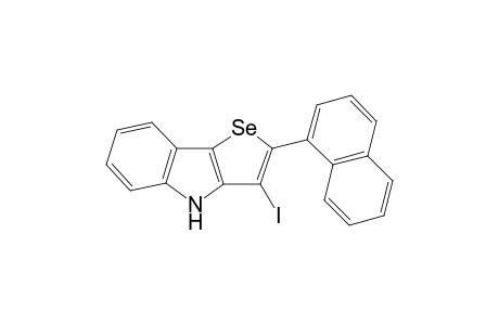 3-Iodo-2-(naphthalen-1-yl)-4H-selenopheno[3,2-b]indole