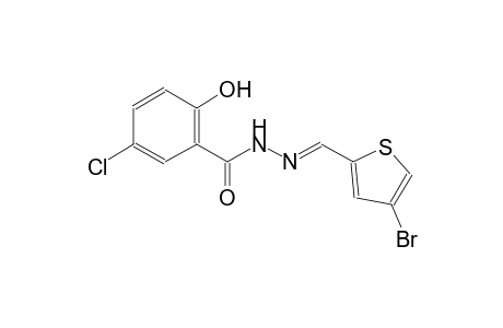 N'-[(E)-(4-bromo-2-thienyl)methylidene]-5-chloro-2-hydroxybenzohydrazide