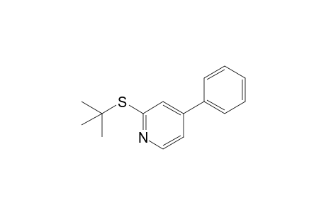 Pyridine, 2-(tert-butylthio)-4-phenyl-