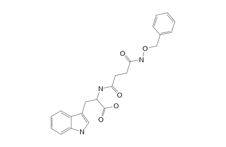 2-([4-[(BENZYLOXY)-AMINO]-4-OXOBUTANOYL]-AMINO)-3-(1H-INDOL-3-YL)-PROPIONIC-ACID