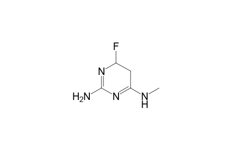 2-Amino-4-methylamino-6-fluoro-5,6-dihydropyrimidine