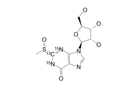 [2-(13)C-1,3-(15)N2]-2-(METHYLSULFOXY)-INOSINE