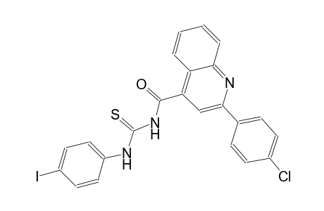 N-{[2-(4-chlorophenyl)-4-quinolinyl]carbonyl}-N'-(4-iodophenyl)thiourea