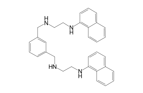 N,N'-bis[4-(1'-Naphthylamino)ethyl]benzene-1,3-dimethanamine