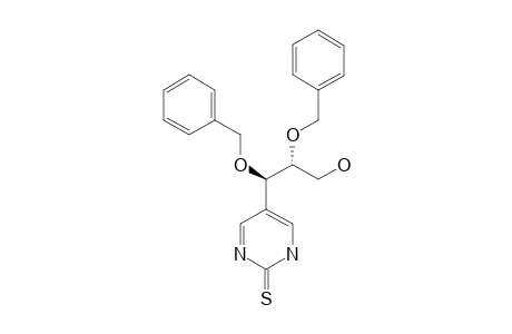 5-[(1R,2S)-1,2-BIS-(BENZYLOXY)-3-HYDROXY-PROPYL]-1,2-DIHYDRO-PYRIMIDINE-2-THIONE