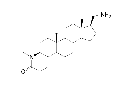 Androstane, propanamide deriv.