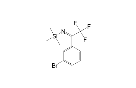 N-(TRIMETHYLSILYL)-1-(3-BROMOPHENYL)-1-(2,2,2-TRIFLUOROMETHYL)-KETIMINE