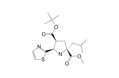 (2S,4S,5R)-4-TERT.-BUTYL-2-METHYL-2-ISOBUTYL-5-(THIAZOL-2-YL)-PYRROLIDINE-2,4-DICARBOXYLATE