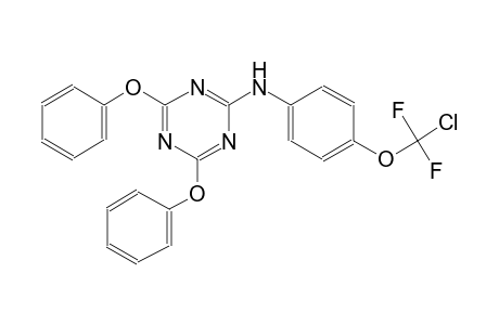 N-{4-[chloro(difluoro)methoxy]phenyl}-4,6-diphenoxy-1,3,5-triazin-2-amine