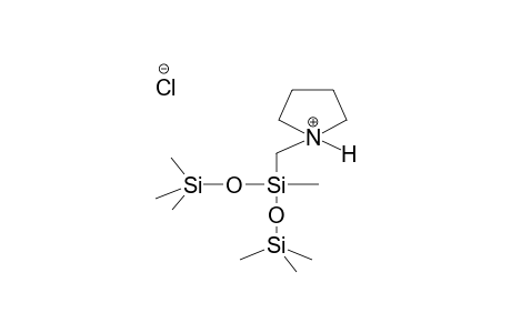 METHYLBIS(TRIMETHYLSILYLOXY)(PYRROLIDINOMETHYL)SILANE HYDROCHLORIDE