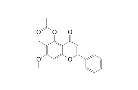 5-ACETOXY-6-METHYL-7-METHOXY-FLAVONE