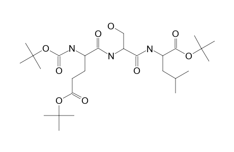 N-(ALPHA)-(TERT.-BUTOXYCARBONYL)-O-(TERT.-BUTYL)-GLUTAMYLSERYLLEUCINE-TERT.-BUTYLESTER