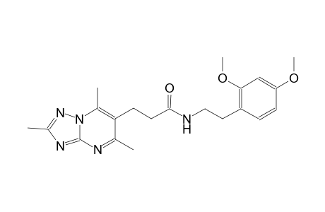 [1,2,4]triazolo[1,5-a]pyrimidine-6-propanamide, N-[2-(2,4-dimethoxyphenyl)ethyl]-2,5,7-trimethyl-