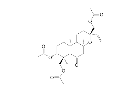 ENT-3-BETA,16,18-TRIACETOXY-6-OXO-13-EPI-MANOYL-OXIDE