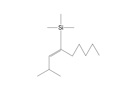 E-SI{C(C5H11)=CHPR(I)}ME3