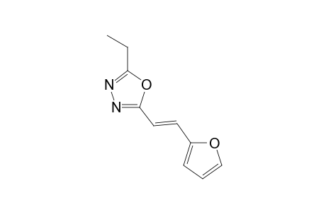 2-Ethyl-5-[2-(2-furyl)ethenyl]-1,3,4-oxadiazole