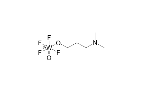 TETRAFLUORO(3-N,N-DIMETHYLAMINOPROPOXY)OXOTUNGSTENE ANION