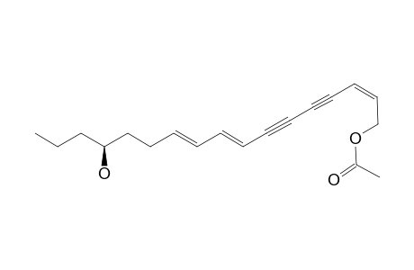 (2-Z,8-E,10-E)-14-S-HYDROXYHEPTADECATRIENE-4,6-DIYN-1-YL_ACETATE