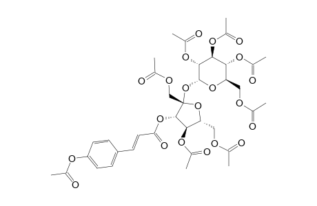 1,3,6,2',3',4',6',4''-O-OCTAACETYL-3-O-TRANS-PARA-COUMAROYLSUCROSE