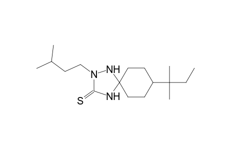 8-(1,1-Dimethyl-propyl)-2-(3-methyl-butyl)-1,2,4-triaza-spiro[4.5]decane-3-thione