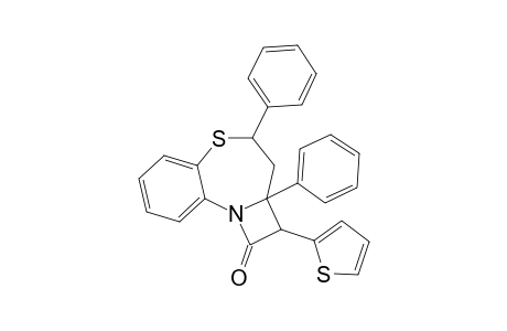 2-AZA-5,7-DIPHENYL-8-THIA-4-THIAPHENYL-TRICYCLO-[7.4.0.0(2,5)]-TRIDECA-DELTA(1,9),10,12-TRIEN-3-ONE