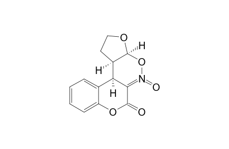 3A,11C-CIS-11B,11C-CIS-1,2,11B,11C-TETRAHYDRO-3AH,6H-CHROMENO-[3,4-C]-[3.2-E]-[1,2]-OXAZIN-6-ONE-5-OXIDE